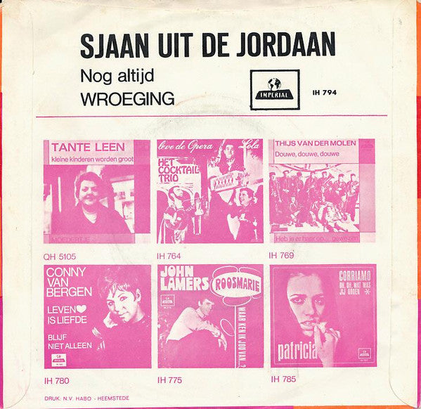 Sjaan Uit De Jordaan - Nog Altijd 38954 Vinyl Singles Goede Staat