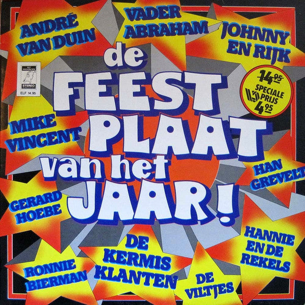 Various - De Feestplaat Van Het Jaar (LP) 41930 Vinyl LP Goede Staat