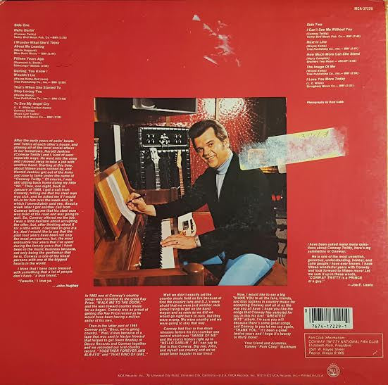 Conway Twitty - Conway Twitty's Greatest Hits Vol. I (LP) 50274 Vinyl LP Goede Staat