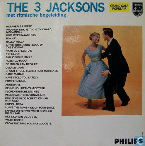 3 Jacksons - The 3 Jacksons Met Ritmische Begeleiding (10") 50509 Vinyl LP 10" Goede Staat