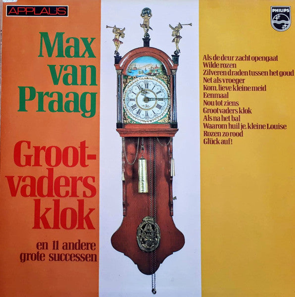 Max van Praag - Grootvaders Klok En 11 Andere Grote Successen (LP) 50020 Vinyl LP Goede Staat