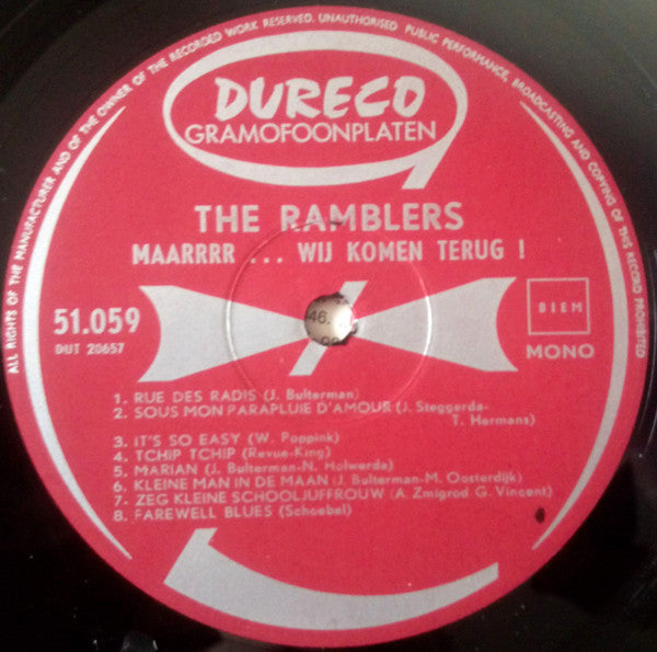 Ramblers - Maarrrr... Wij Komen Terug! (LP) 49968 Vinyl LP Goede Staat