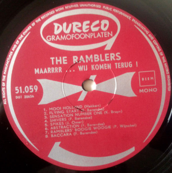 Ramblers - Maarrrr... Wij Komen Terug! (LP) 49968 Vinyl LP Goede Staat