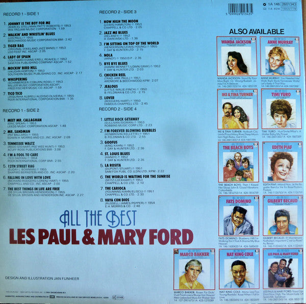 Les Paul & Mary Ford - All The Best (LP) 50228 Vinyl LP Dubbel Goede Staat