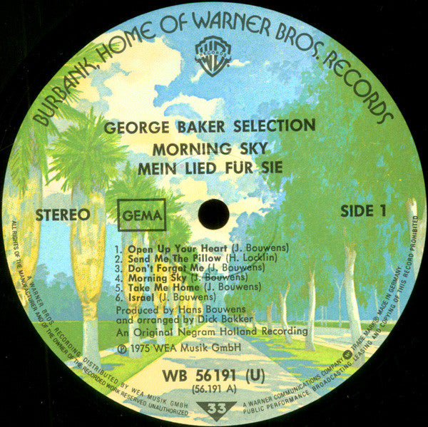 George Baker Selection - Morning Sky - Mein Lied Für Sie (LP) 40799 Vinyl LP Goede Staat