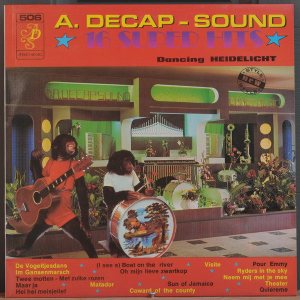 Decap Organ Antwerp - A. Decap-Sound (LP) 50097 Vinyl LP Goede Staat