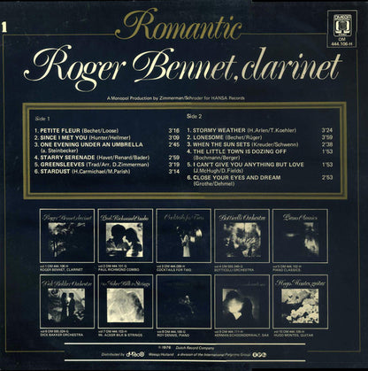 Roger Bennet - Romantic Roger Bennet (LP) 50338 Vinyl LP Goede Staat