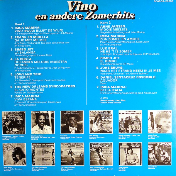 Various - Vino En Andere Zomerhits (LP) 49423 Vinyl LP Goede Staat