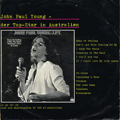 John Paul Young - Standing In The Rain 39438 Vinyl Singles Goede Staat ++