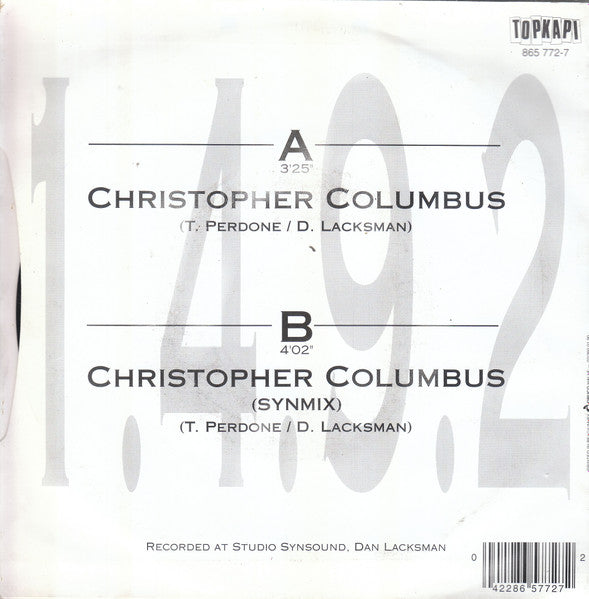 1.4.9.2. - Christopher Columbus Vinyl Singles Goede Staat