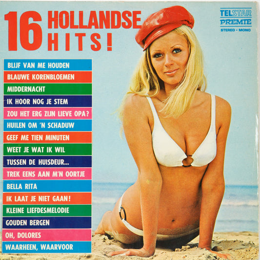 Various - 16 Hollandse Hits 1 (LP) 51111 Vinyl LP Goede Staat