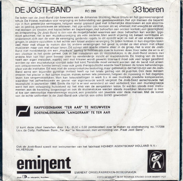 Josti-Band - El Jangadero 38235 Vinyl Singles Goede Staat