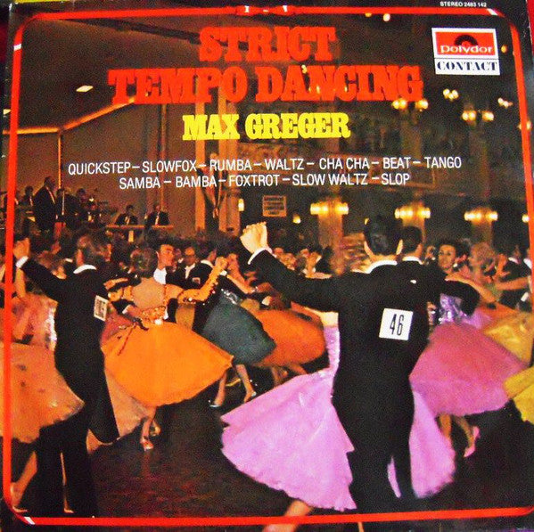 Max Greger - Strict Tempo Dancing (LP) 42019 Vinyl LP Goede Staat