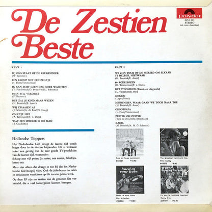 Various - De Zestien Beste (LP) 44859 Vinyl LP Goede Staat