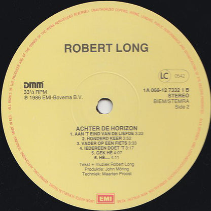 Robert Long - Achter De Horizon (LP) Vinyl LP Goede Staat