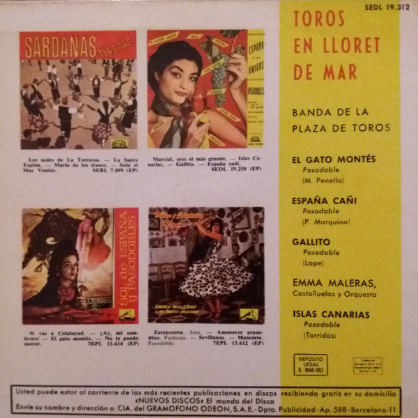 Banda La Plaza Toros - Tores En Lloret De Mar (EP) 35797 Vinyl Singles EP Goede Staat