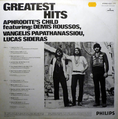 Aphrodite's Child - Greatest Hits (LP) 44926 Vinyl LP Goede Staat