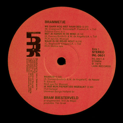 Bram Biesterveld - Brammetje (LP) 49912 Vinyl LP Goede Staat