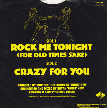 Winston Groovy - Rock Me Tonight (For Old Times Sake) 21763 Vinyl Singles Goede Staat ++