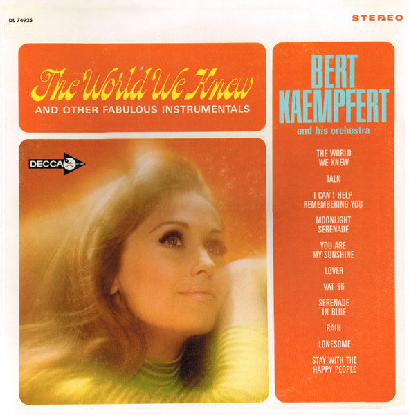 Bert Kaempfert & His Orchestra - The World We Knew (LP) 51114 Vinyl LP Goede Staat