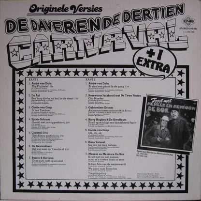 Various - De Daverende Dertien Carnaval + 1 Extra (LP) 51370 Vinyl LP Goede Staat