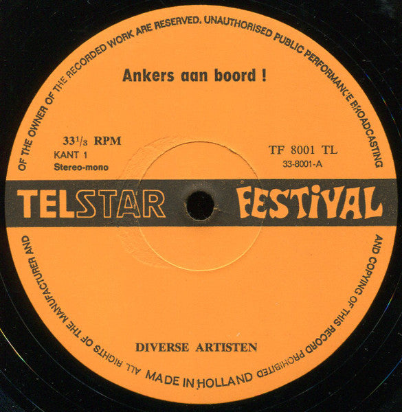 Various - Ankers Aan Boord (LP) (B) Vinyl LP Goede Staat