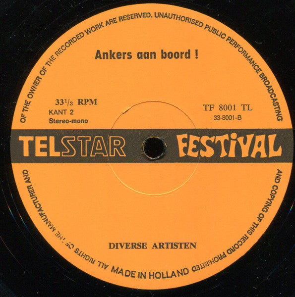 Various - Ankers Aan Boord (LP) (B) Vinyl LP Goede Staat