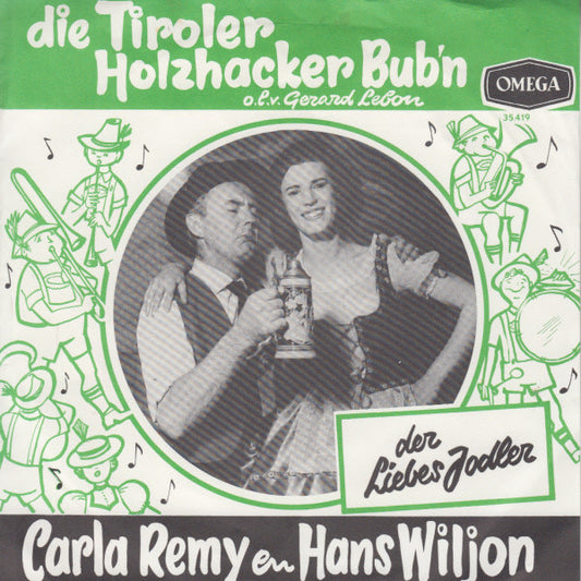 Holzhacker Met Carla Remy En Hans Wiljon - Der Liebes Jodler 19631 Vinyl Singles Goede Staat ++