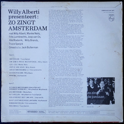 Various - Willy Alberti Presenteert: Zo Zingt Amsterdam (LP) 51270 Vinyl LP Goede Staat