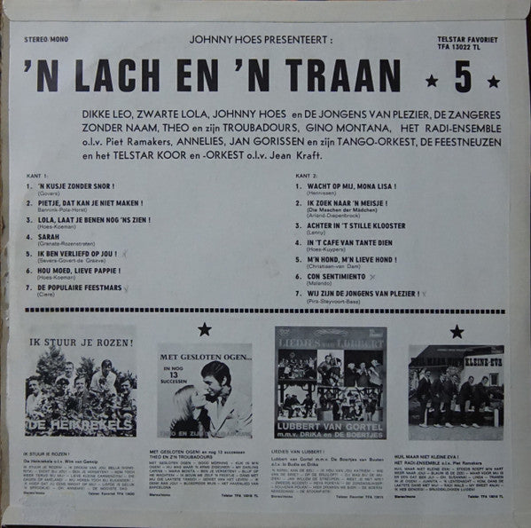 Various - n Lach En 'n Traan 5 (LP) 51253 Vinyl LP Goede Staat