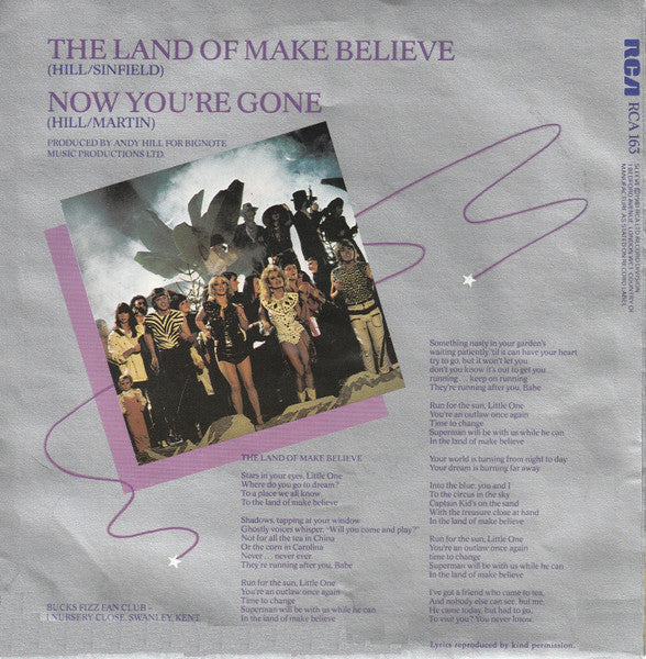 Bucks Fizz - The Land Of Make Believe 38074 Vinyl Singles B-Keus (B)