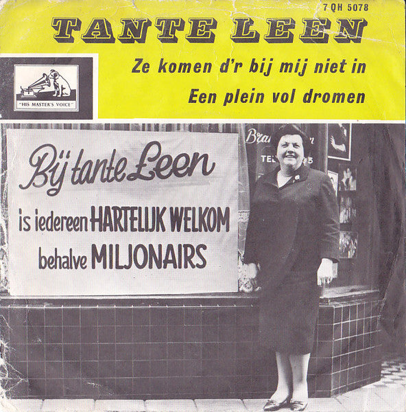 Tante Leen - Ze Komen D'r Bij Mij Niet In 37860 Vinyl Singles Goede Staat