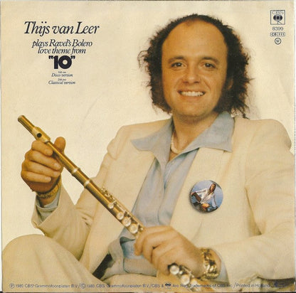 Thijs van Leer - Plays Ravel's Bolero - Love Theme From 10 38673 Vinyl Singles Goede Staat