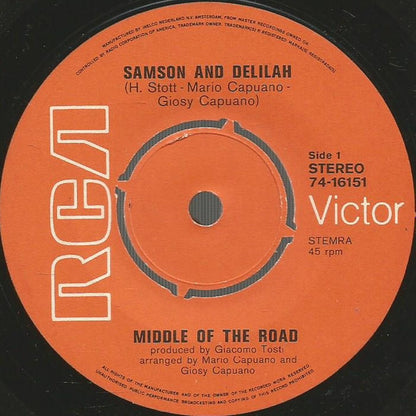 Middle Of The Road - Samson & Delilah 39308 Vinyl Singles Hoes: Generic