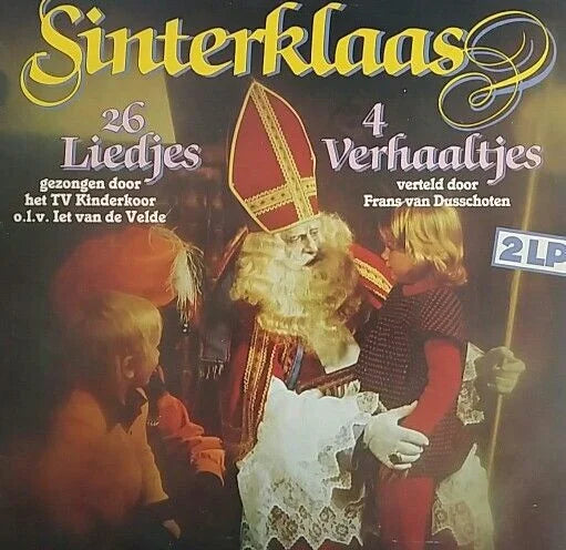 T.V. Kinderkoor - Sinterklaas 26 Liedjes 4 Verhaaltjes (LP) 51263 Vinyl LP Dubbel Goede Staat