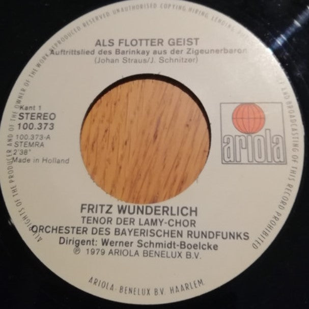 Fritz Wunderlich - Als Flotter Geist 35286 Vinyl Singles Goede Staat