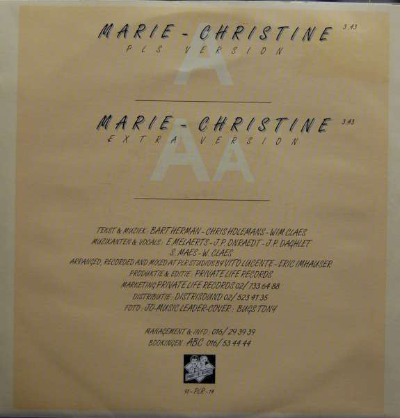 Bart Herman - Marie-Christine 17939 Vinyl Singles Goede Staat