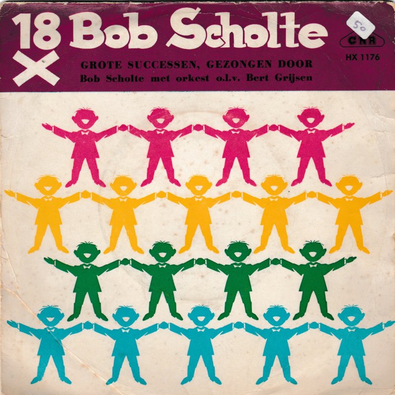 Bob Scholte - 18 X Bob Scholte (EP) 37245 Vinyl Singles EP Goede Staat