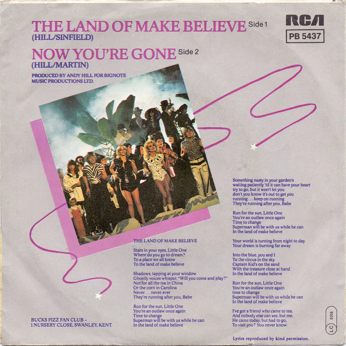 Bucks Fizz - The Land Of Make Believe 19281 Vinyl Singles Goede Staat ++