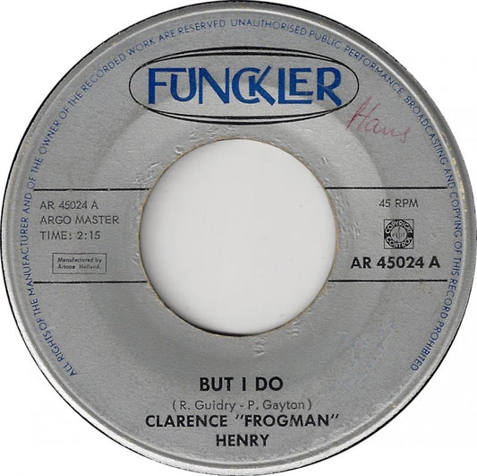 Clarence Frogman Henry - But I Do 16024 (B) Vinyl Singles B-Keus (B)