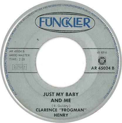 Clarence Frogman Henry - But I Do 16024 (B) Vinyl Singles B-Keus (B)