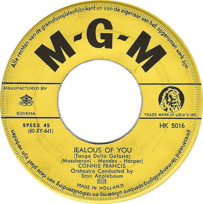 Connie Francis - Jealous Of You 00608 (B) Vinyl Singles B-Keus (B)