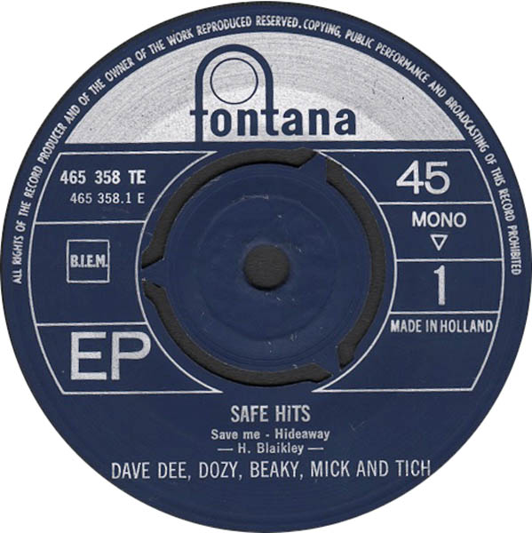 Dave Dee, Dozy, Beaky, Mick & Tich - Save Hits (EP) 34073 Vinyl Singles EP Goede Staat