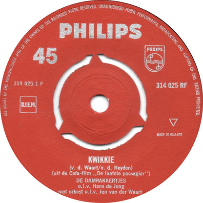 Damrakkertjes - Kwikkie 39791 Vinyl Singles Hoes: Generic