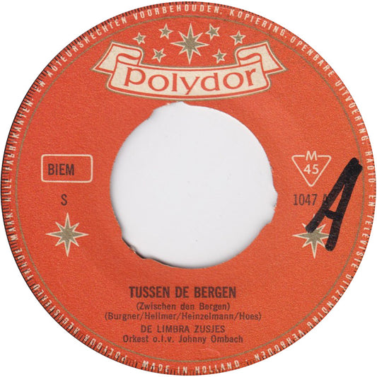 Limbra Zusjes - Tussen De Bergen 33716 Vinyl Singles Goede Staat