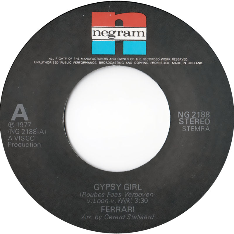 Ferrari - Gypsy Girl 36611 Vinyl Singles Goede Staat