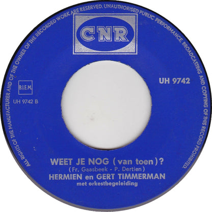 Hermien En Gert Timmerman - Mooi Is Het Leven Met Jou 31138 Vinyl Singles Hoes: Generic