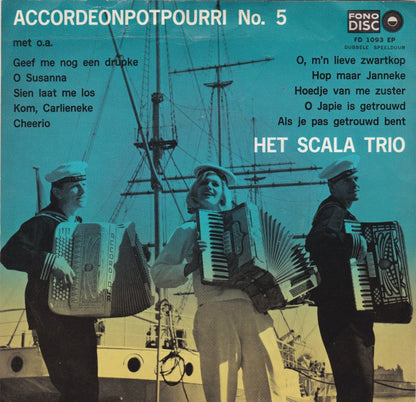 Scala Trio - Accordeonpotpourri no. 5 (EP) 33774 Vinyl Singles EP Goede Staat