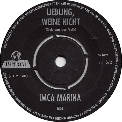 Imca Marina - Rote Rosen, Weisses Kleid 16330 Vinyl Singles Hoes: Generic