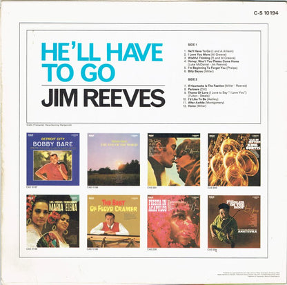 Jim Reeves - He'll Have To Go (LP) 41174 Vinyl LP Goede Staat